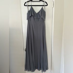Slate blue Jenny Yoo Bridesmaid Dress